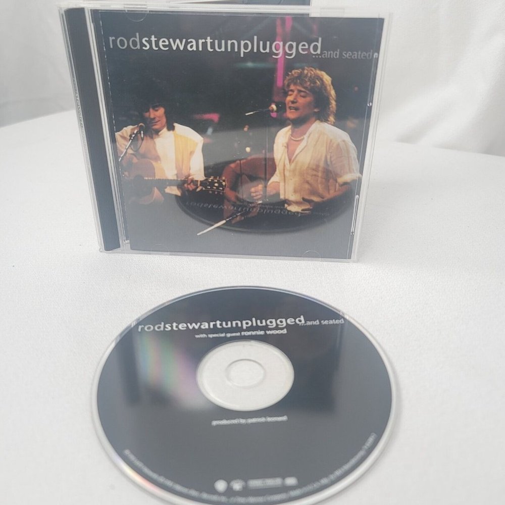 Rod Stewart Unplugged and Seated  1993 Audio CD w Ronnie Wood